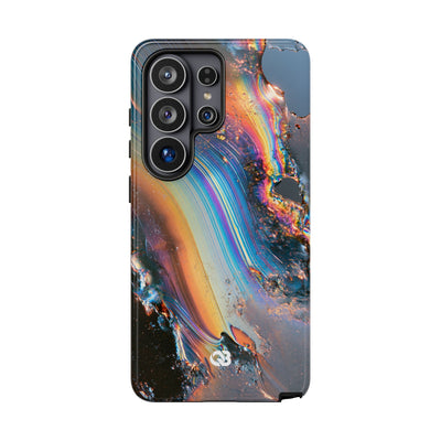Prismatic Aura Flow · Tough Phone Case for Samsung · Blue