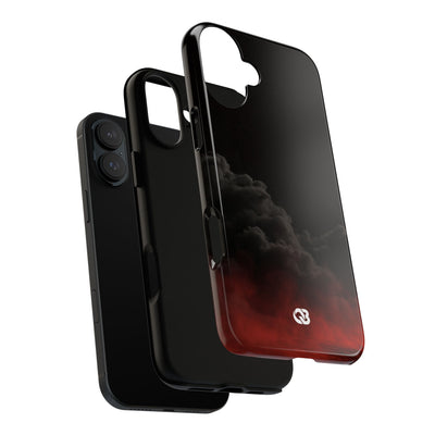 Crimson Fog Void · Tough Phone Case for iPhone · Black