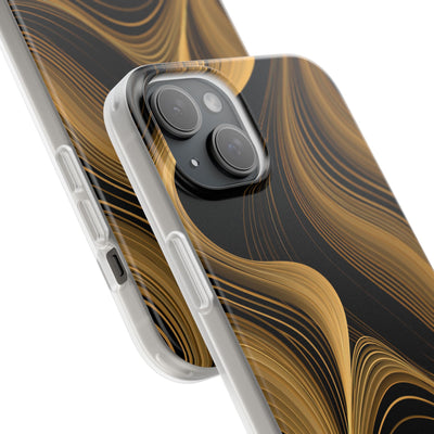 Gold Lite Phone Case for iPhone - Molten Copper Strands