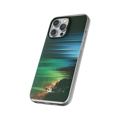 Digital Shoreline Drift · Lite Phone Case for iPhone ·  Teal