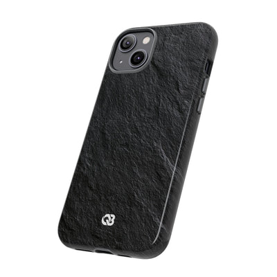 Obsidian Slate · Tough Phone Case for iPhone · Black