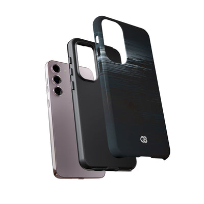 Black Tough Phone Case for Samsung - Frozen Signal Glitch