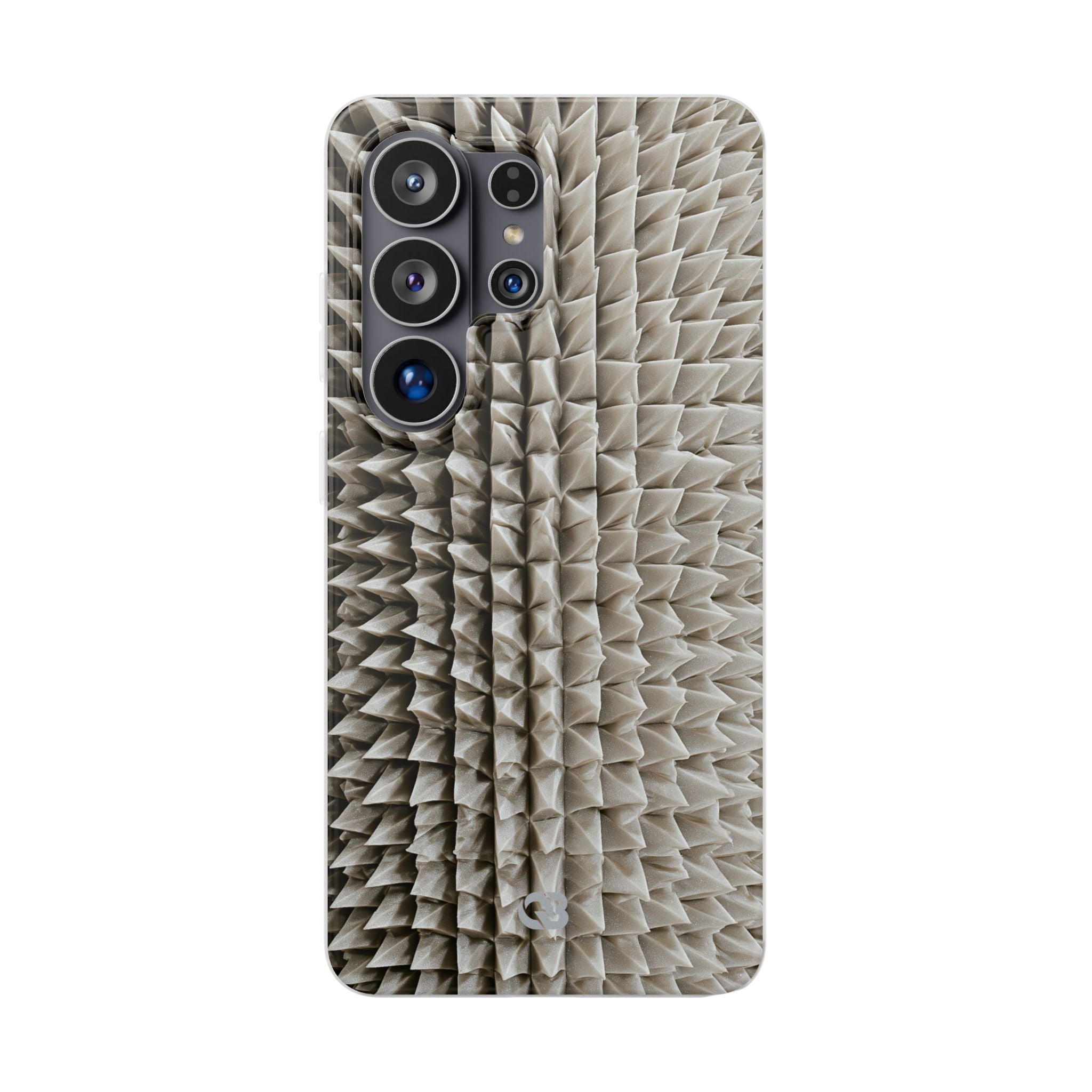 Beige Lite Phone Case for Samsung - Bone Spiked Grid
