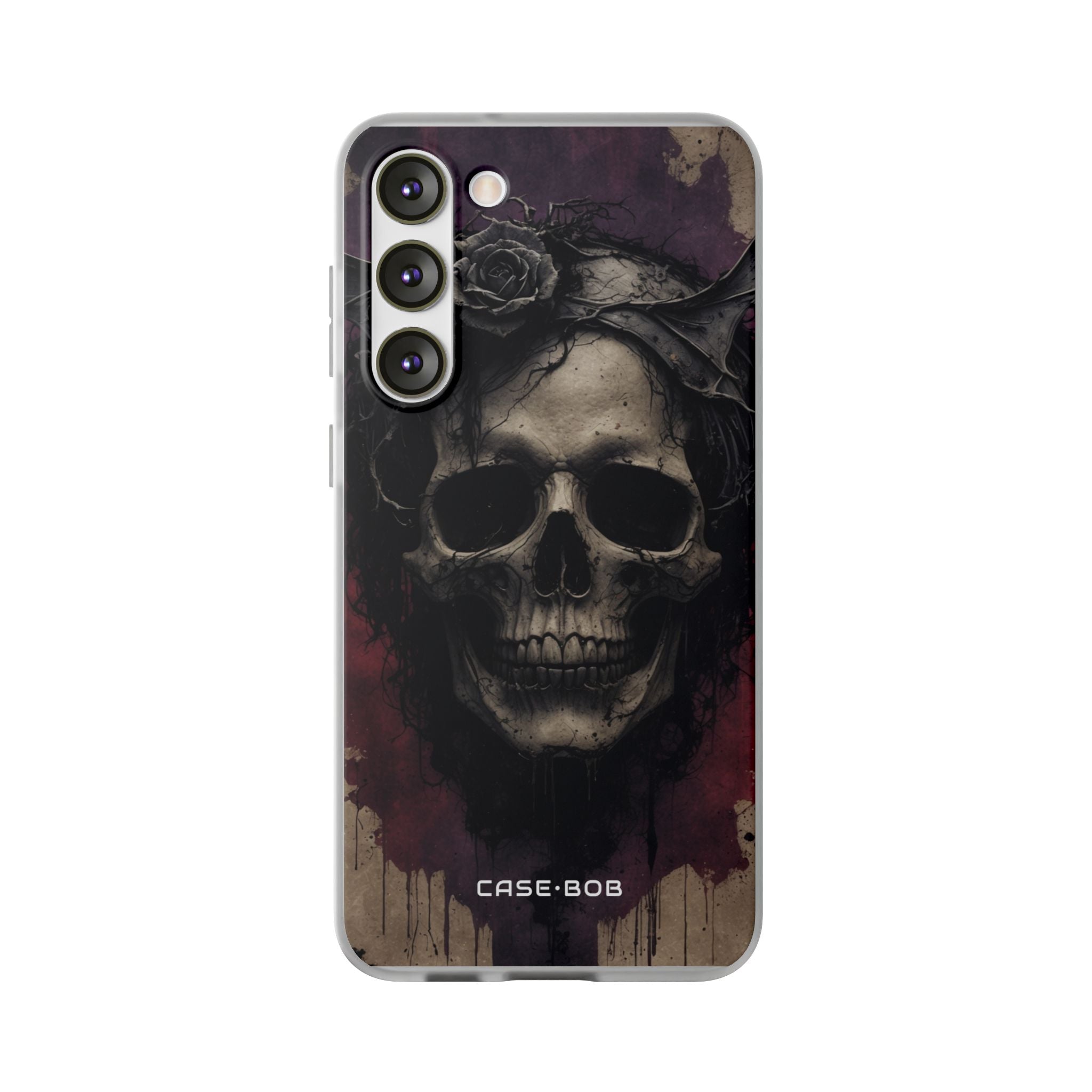 Gothic Skull Crown Samsung S23 Plus Skal - Mjukt