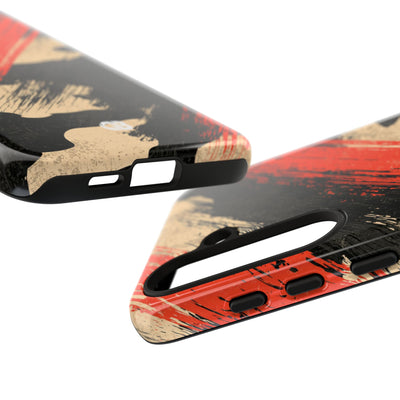 Urban Slash Camo · Tough Phone Case for Samsung · Black