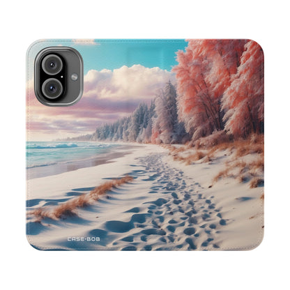 Lumiset jalanjäljet - iPhone 16 Case - lompakko