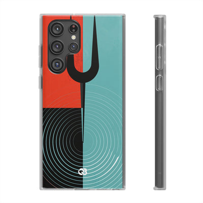 Teal Lite Phone Case for Samsung - Sonic Static Split
