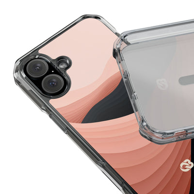 Pink Impact MagSafe Phone Case for iPhone - Dune Shadow Layers