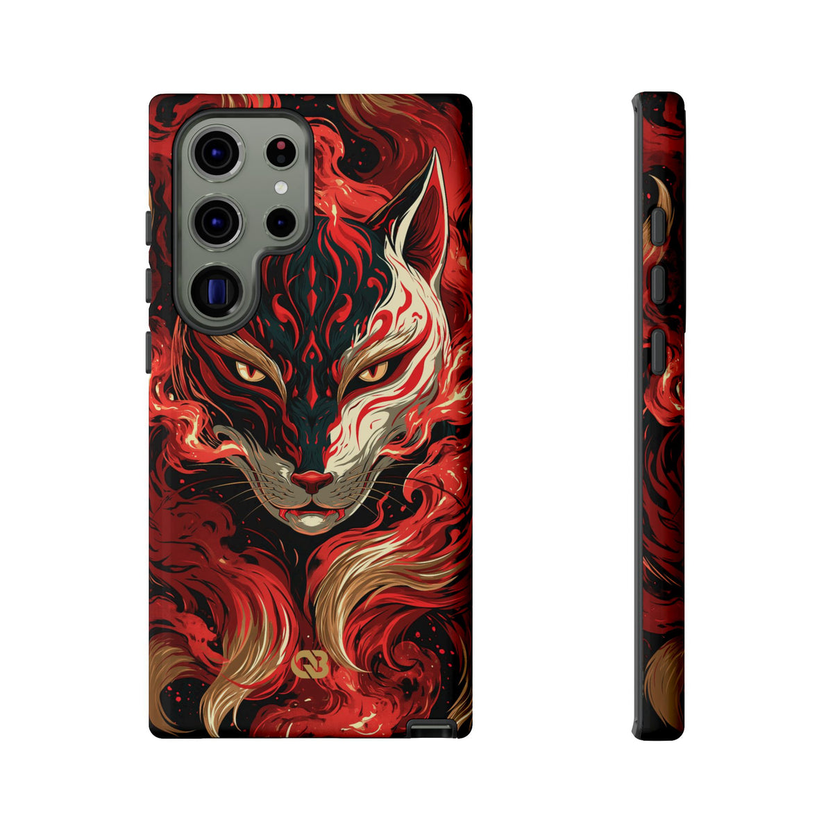 Crimson Kitsune Spirit · Tough Phone Case for Samsung · Red
