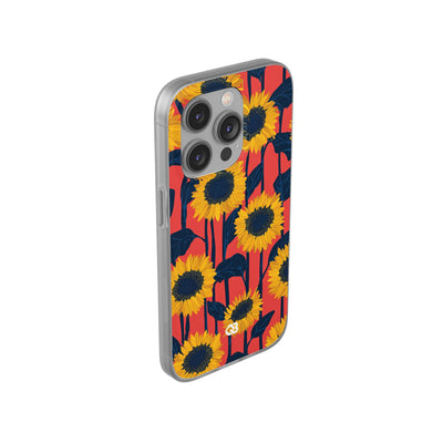 Solar Navy Bloom · Soft Handyhülle für iPhone