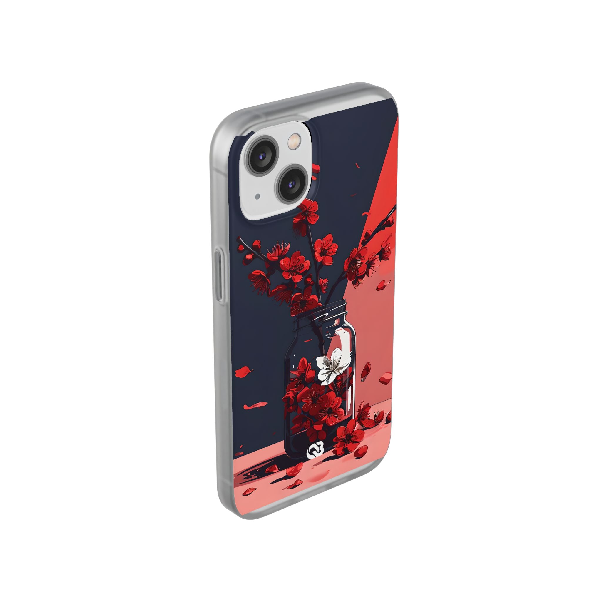 Crimson Blossom Jar · Soft Coque de téléphone pour iPhone
