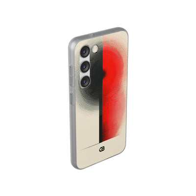 Red Lite Phone Case for Samsung - Split Signal Red