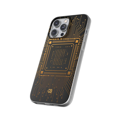 Gold Lite Phone Case for iPhone - Cyber Gold Processor