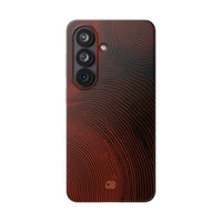 Red Lite Phone Case for Samsung - Terracotta Nerve Map