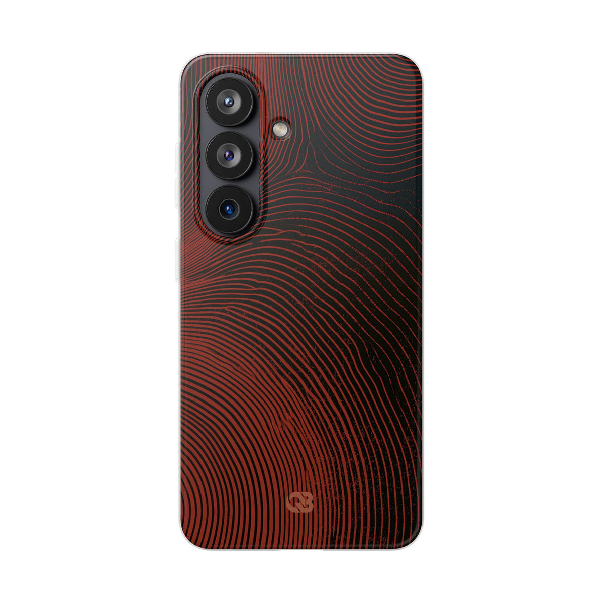 Red Lite Phone Case for Samsung - Terracotta Nerve Map