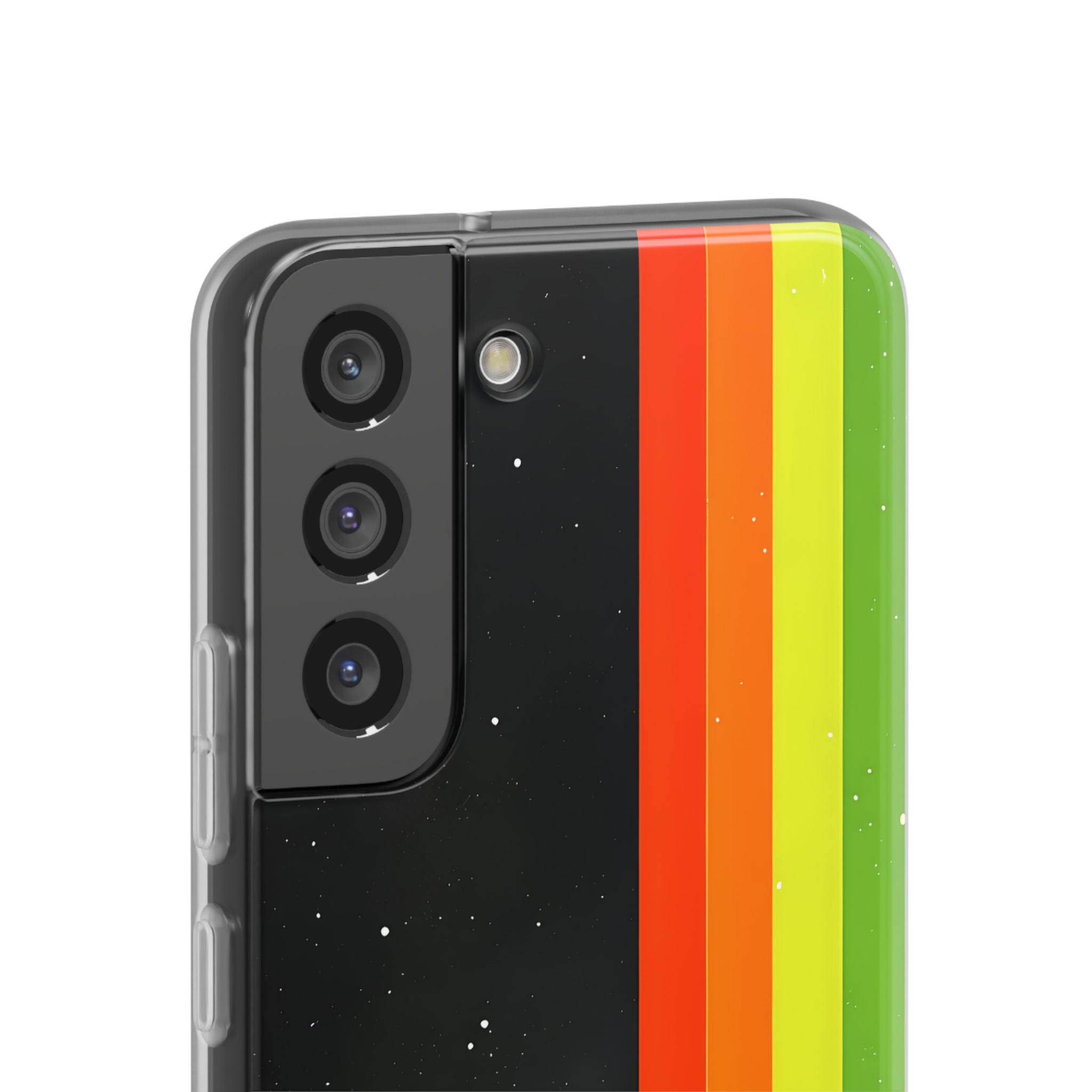Retro Galactic Stripes · Soft Handyhülle für Samsung