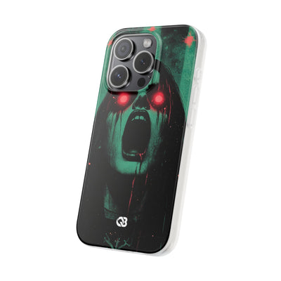Crimson Emerald Scream · Soft Phone Case for iPhone