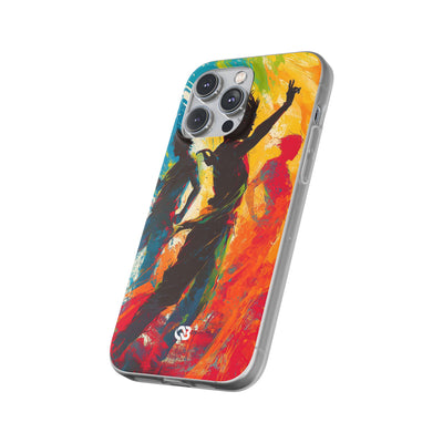 Electric Motion Blur · Soft Phone Case for iPhone