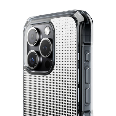 Black Impact MagSafe Phone Case for iPhone - Obsidian Halftone Flux