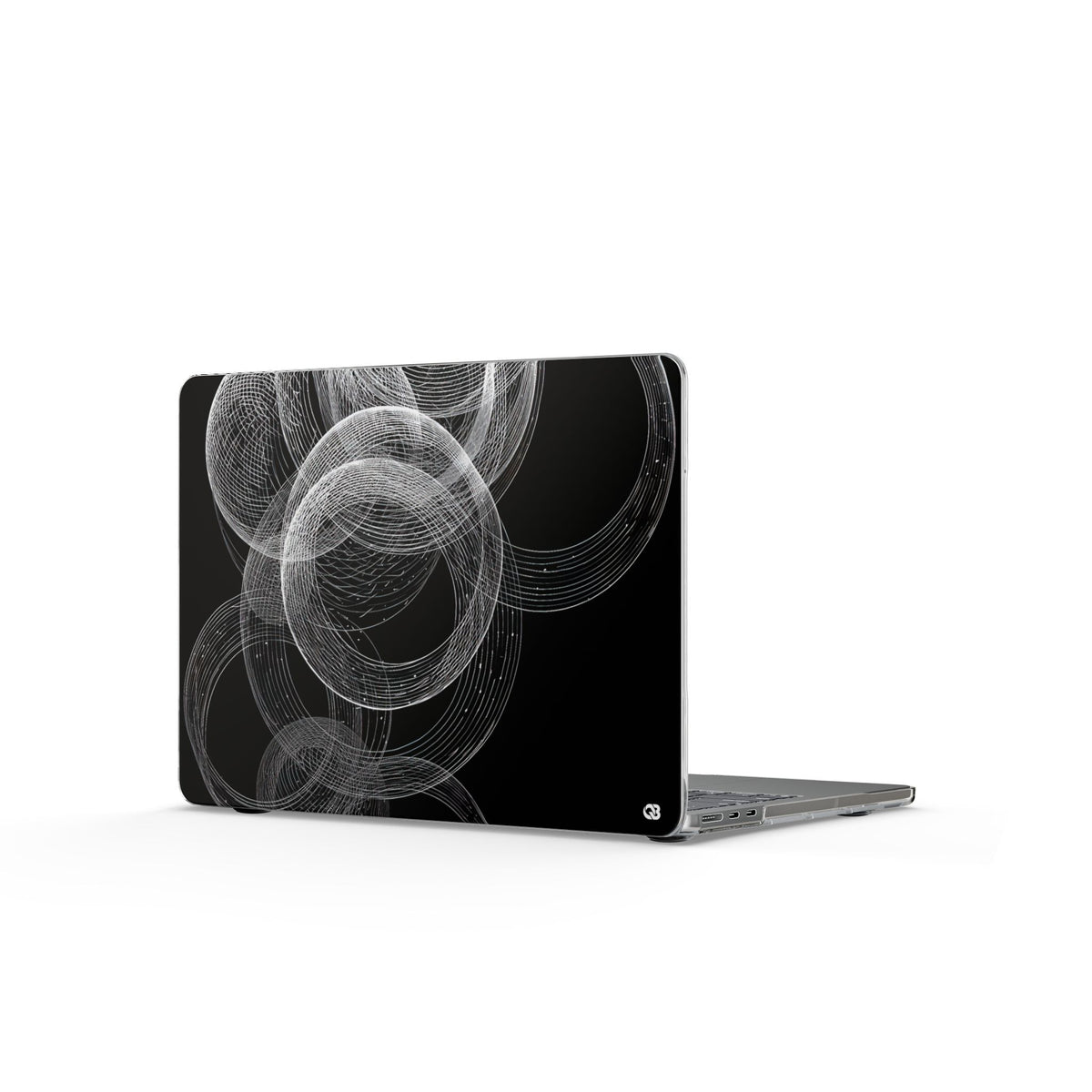 Orbital Resonance · Clear Hard Case for MacBook · Black