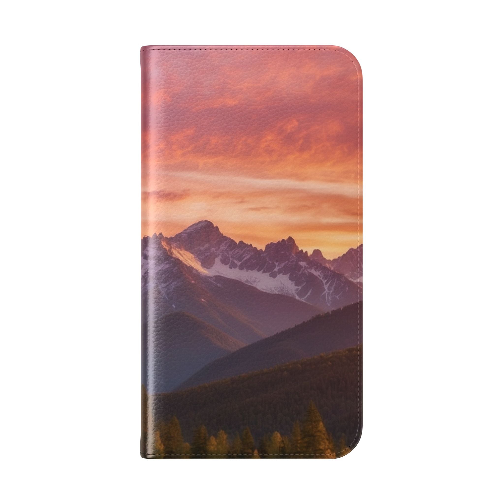 Mountain Bloom Twilight - iPhone 16 Plus Case - Wallet