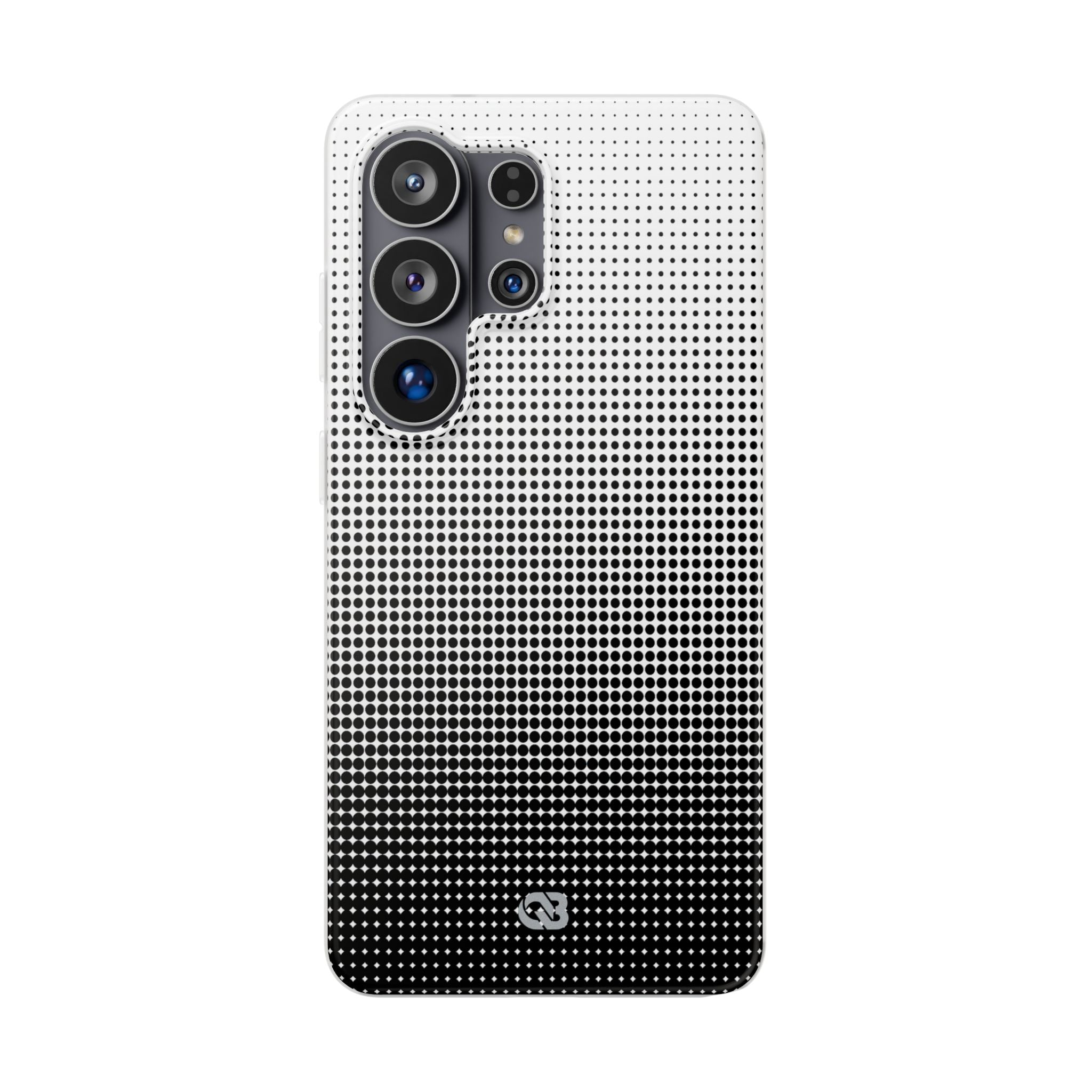 Black Lite Phone Case for Samsung - Obsidian Halftone Flux