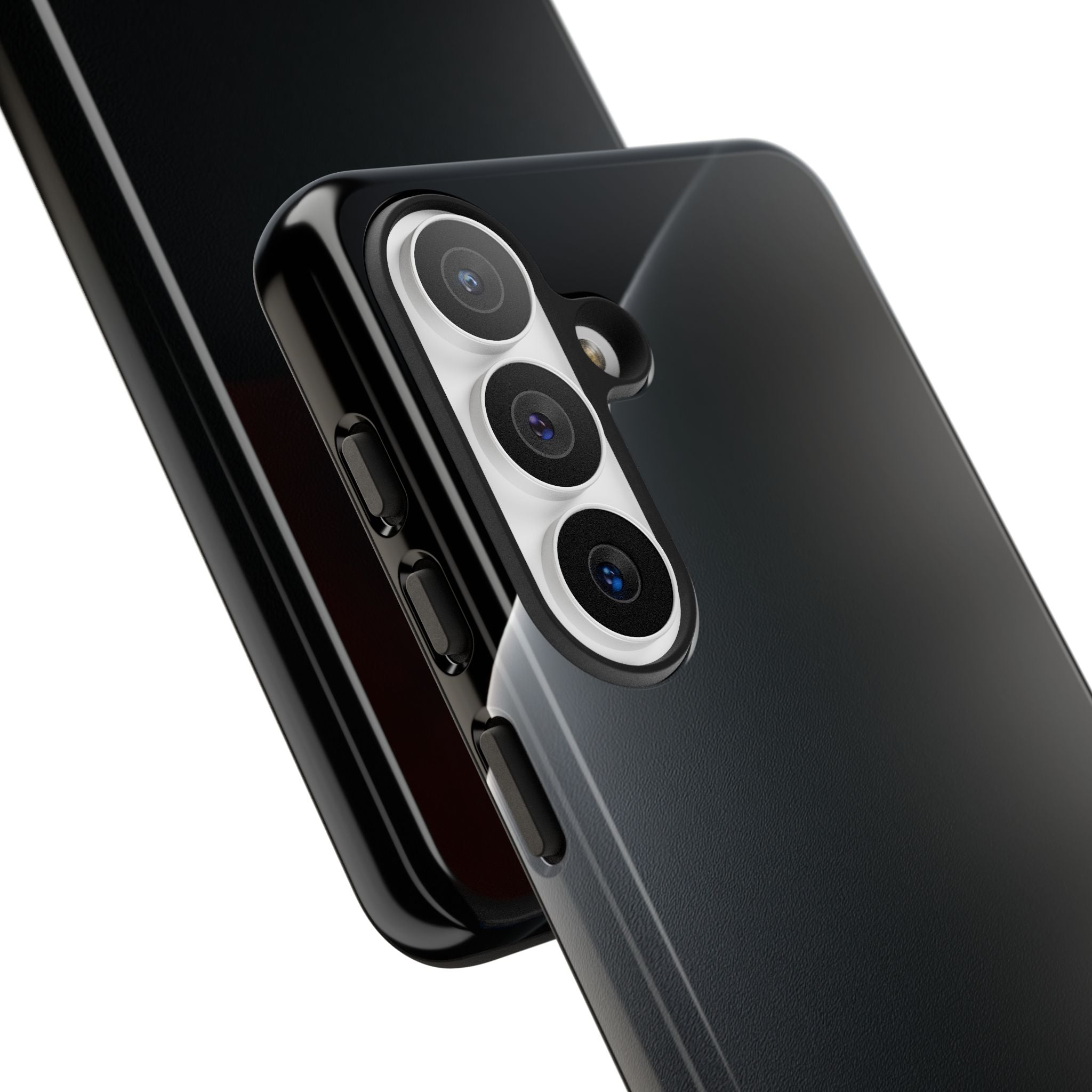 Black Tough Phone Case for Samsung - Obsidian Lunar Arch