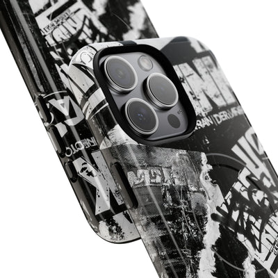 Underground Punk Collage · Tough 2.0 Magnetic Phone Case for iPhone · Black