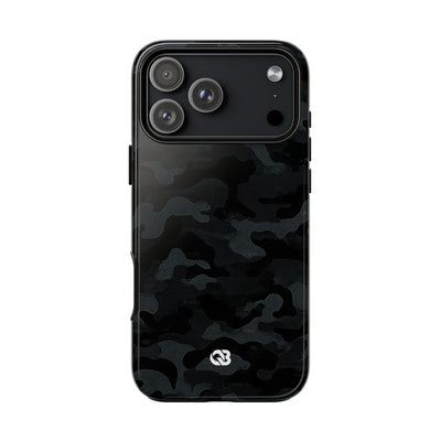 Blackout Urban Camo · Tough Phone Case for iPhone · Black
