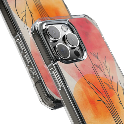 Curved Stem Sunset iPhone 16 Pro Max Case - Impact