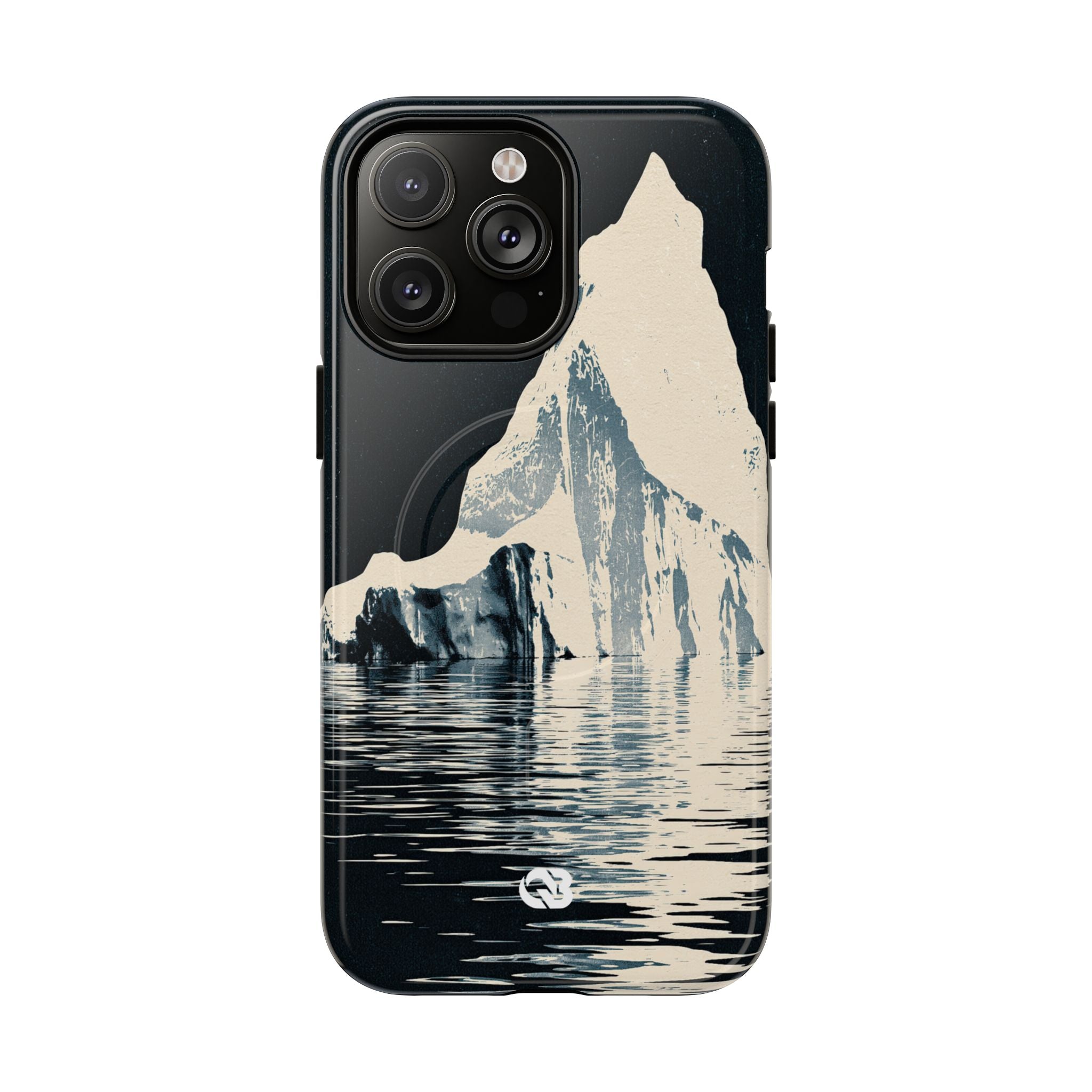 Blue Tough 2.0 Magsafe Phone Case for iPhone - Frozen Navy Monolith