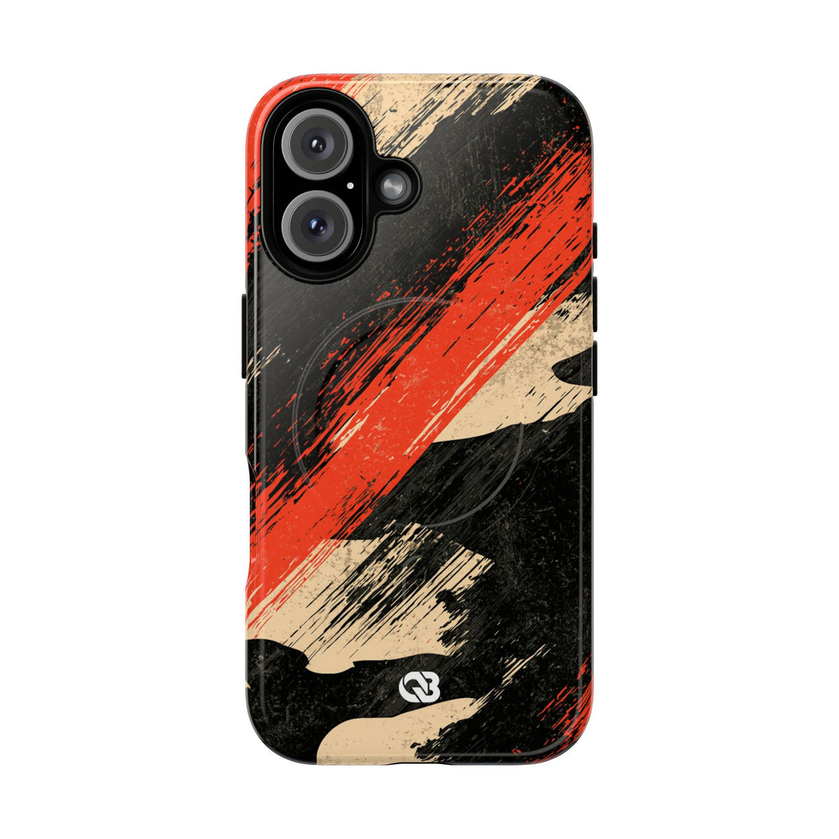 Urban Slash Camo · Tough 2.0 Magnetic Phone Case for iPhone · Black