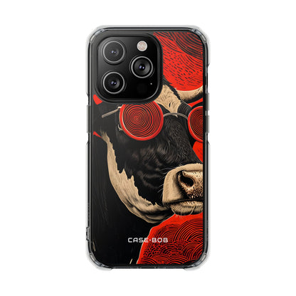 Hypnotic Cow iPhone 14 Pro Case - Impact