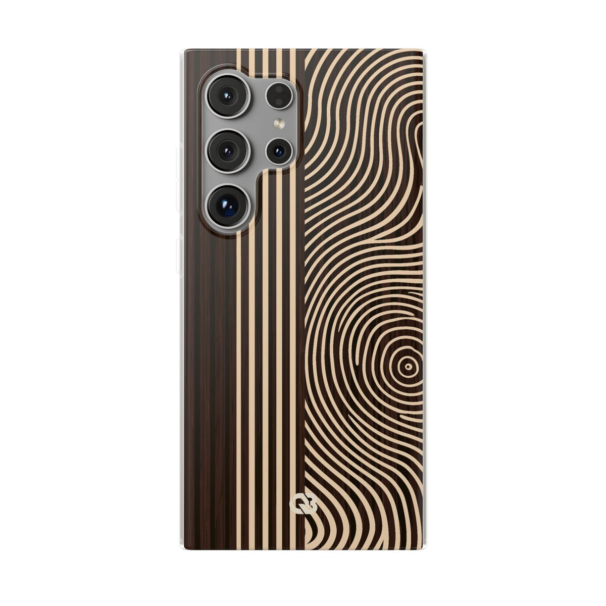 Timber Ring Contour · Lite Phone Case for Samsung · Brown