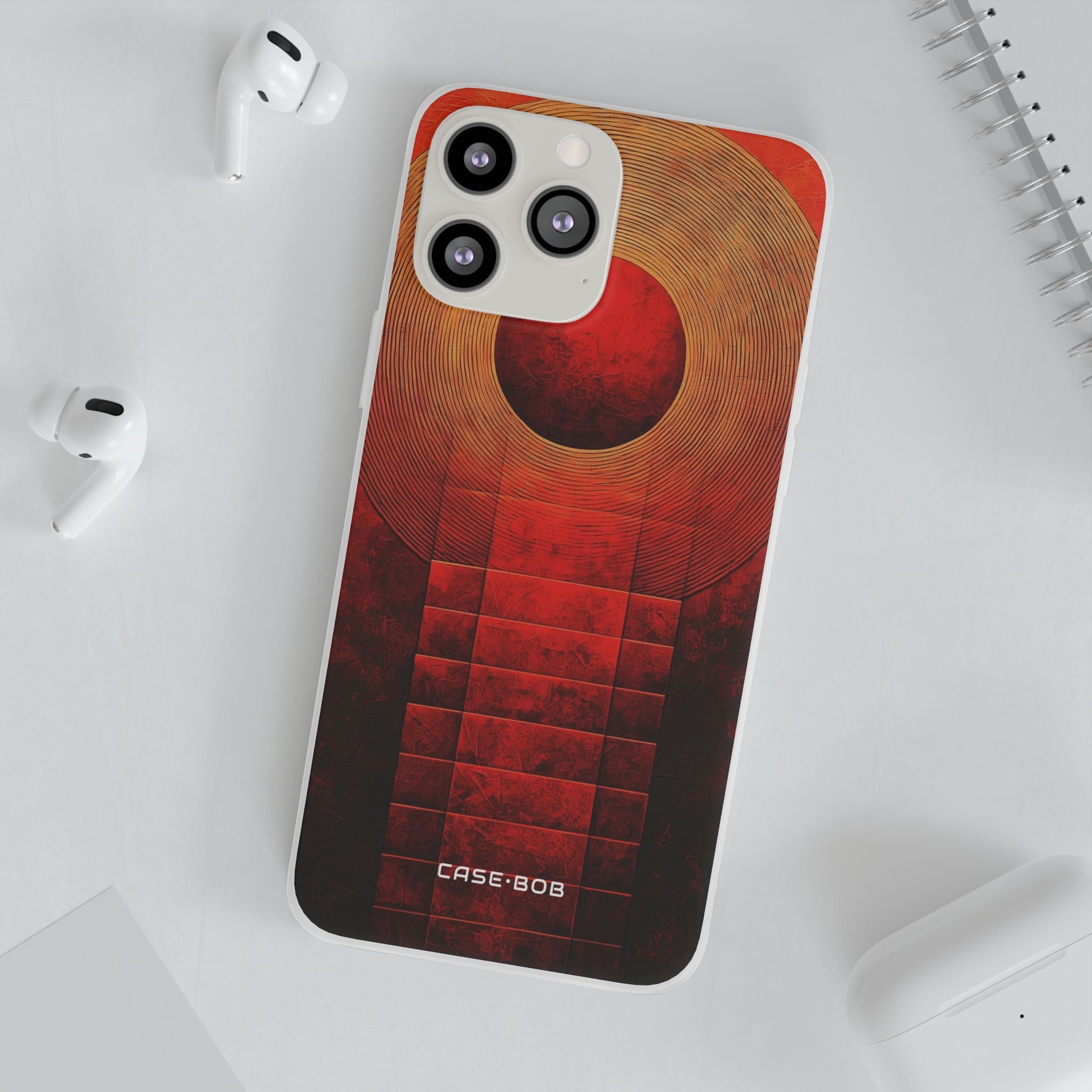 Crimson Orbit iPhone 13 Pro Max - Soft