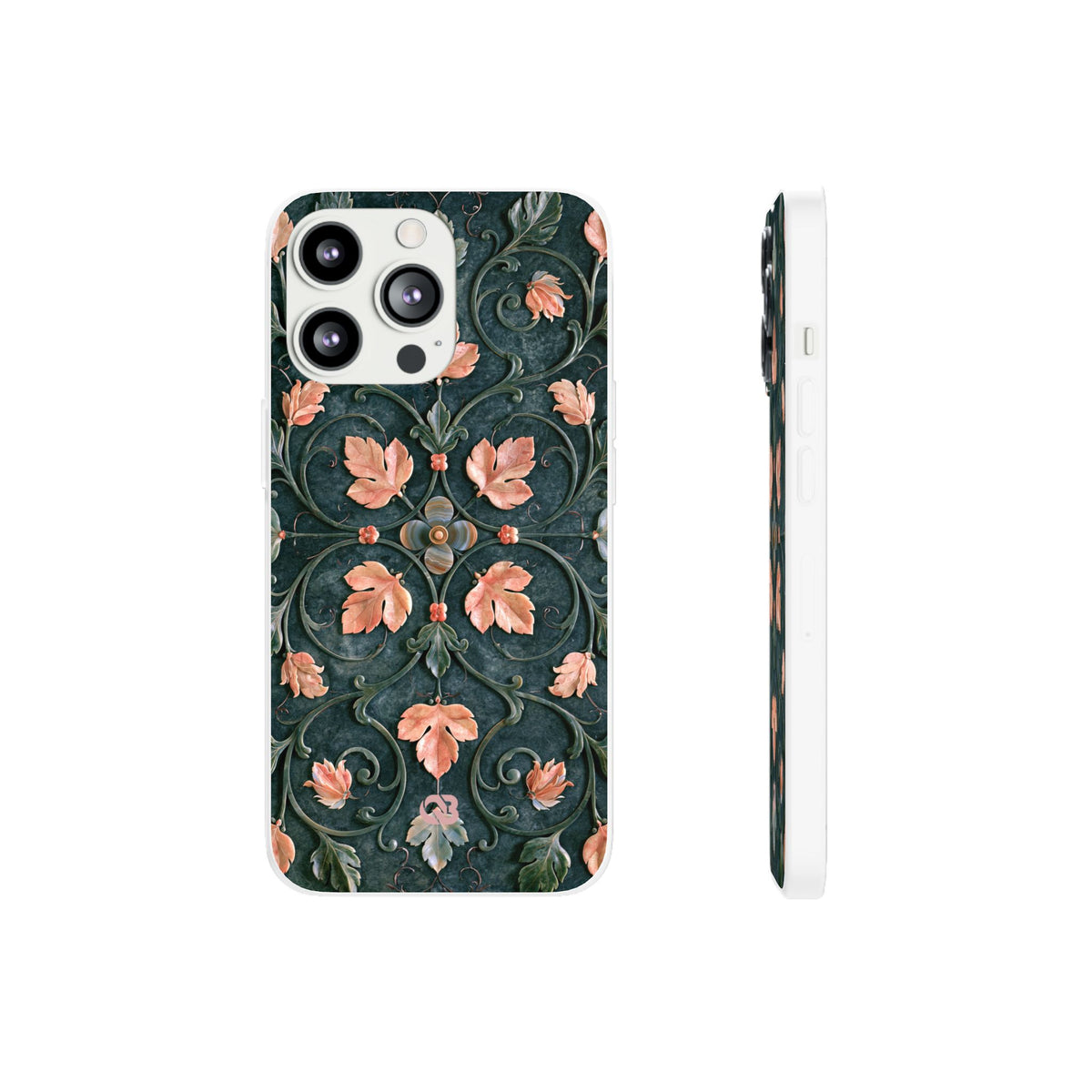 Florentine Rose Arabesque · Lite Phone Case for iPhone ·  Green