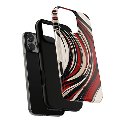 Crimson Flow Waves · Tough+ Magsafe