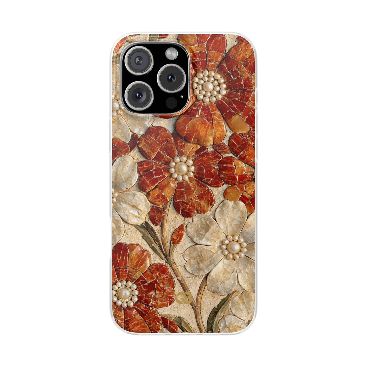 Carnelian Pearl Bloom · Lite Phone Case for iPhone ·  Orange
