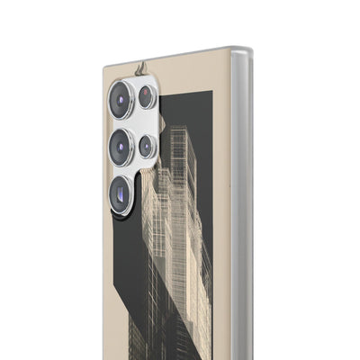 Beige Lite Phone Case for Samsung - Monolith Urban Grid