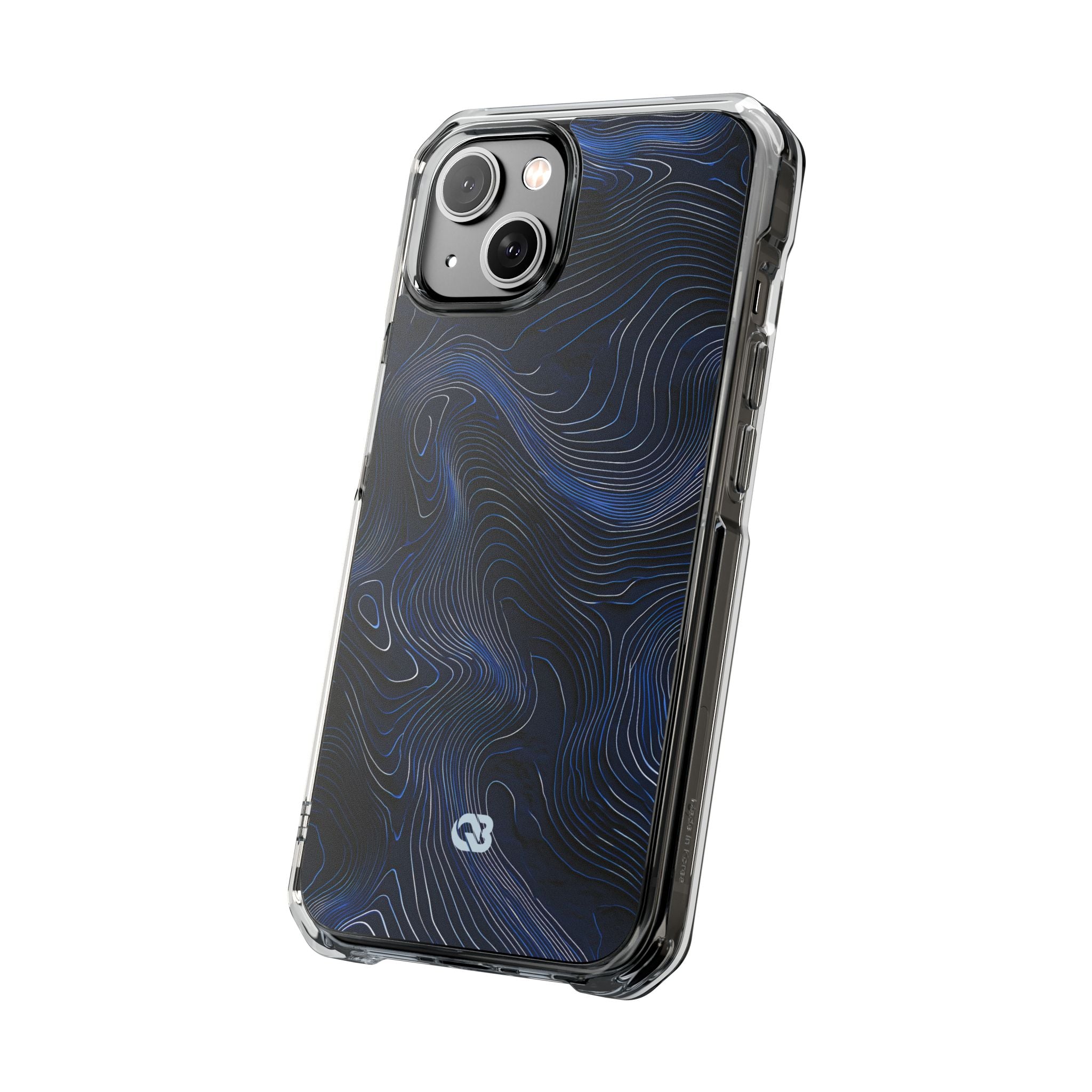Blue Impact MagSafe Phone Case for iPhone - Cobalt Contour Ridge