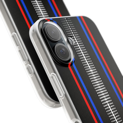 Electric Pulse Grid · Soft Phone Case for iPhone
