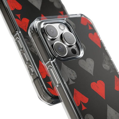 Crimson Ash Suits · Impact Hoesje voor iPhone · Magsafe