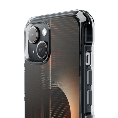 Amber Meridian · Clear Impact Magnetic Phone Case for iPhone · Black