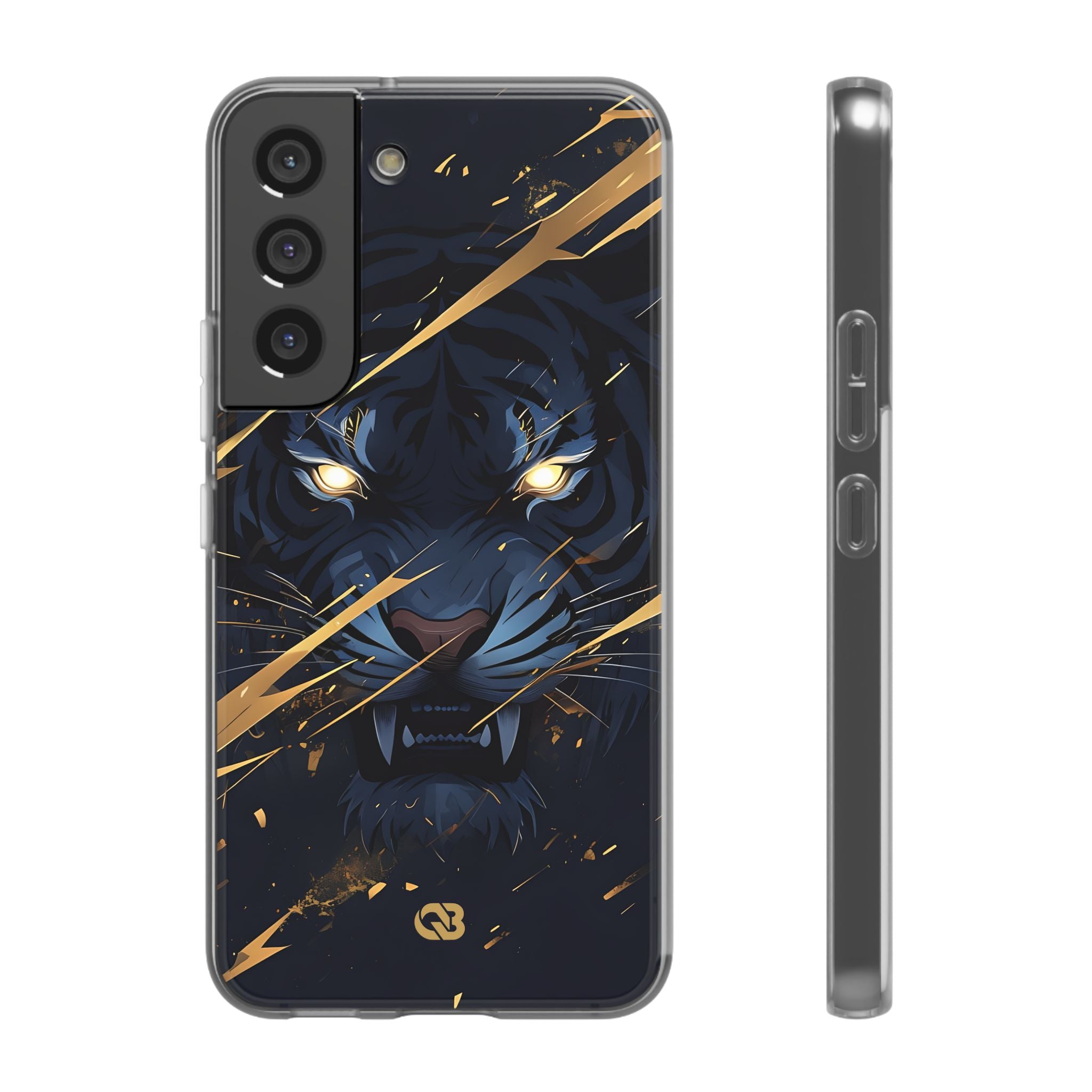 Obsidian Gold Predator · Soft Phone Case for Samsung