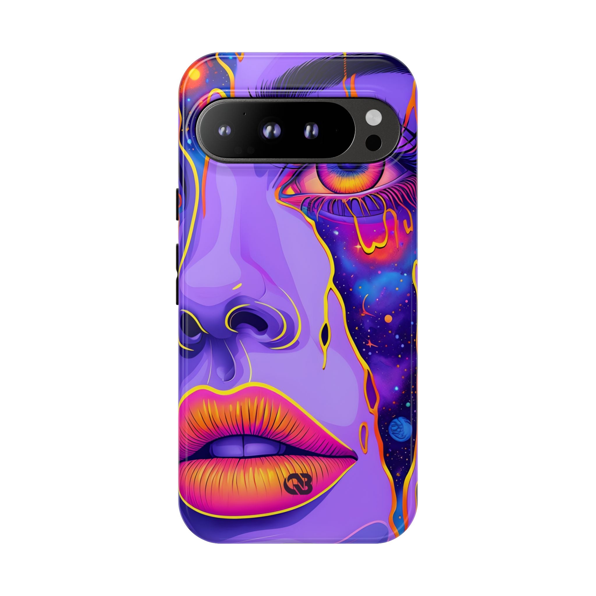 Violet Cosmic Gaze · Tough Phone Case for Google Pixel