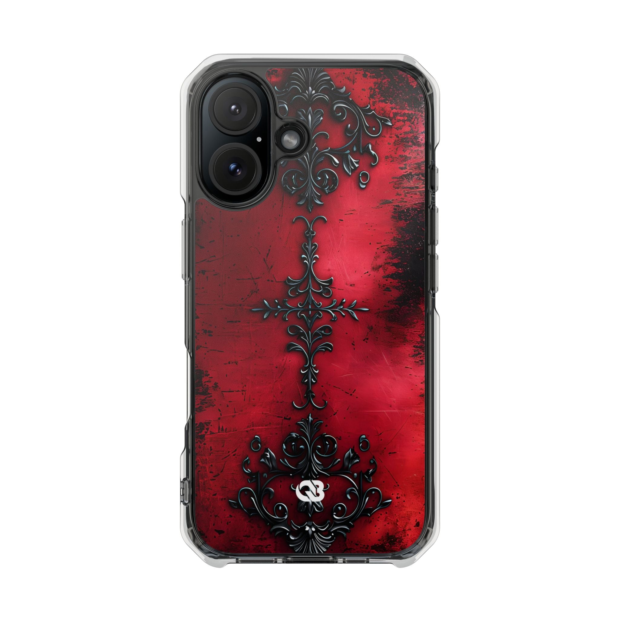 Crimson Gothic Filigree · Impact Phone Case for iPhone · Magsafe