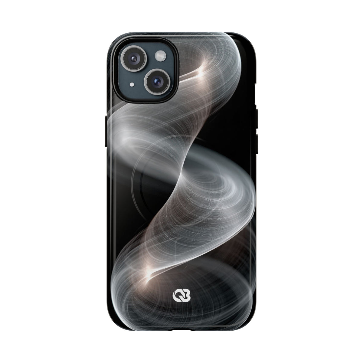 Luminous Vortex · Tough 2.0 Magnetic Phone Case for iPhone · Black