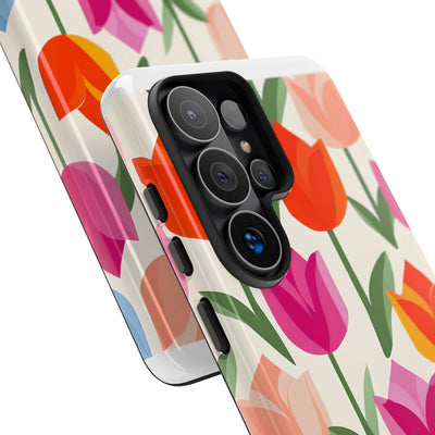 Vibrant Petal Grid · Tough Capa para Samsung