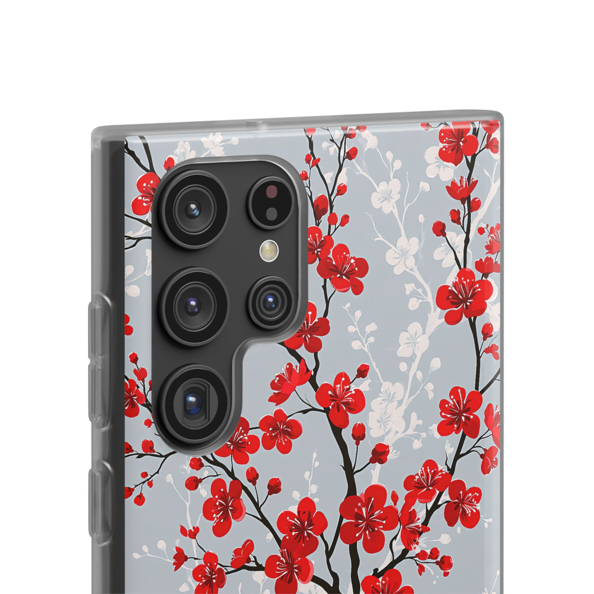 Scarlet Plum Blossom · Lite Phone Case for Samsung · Red