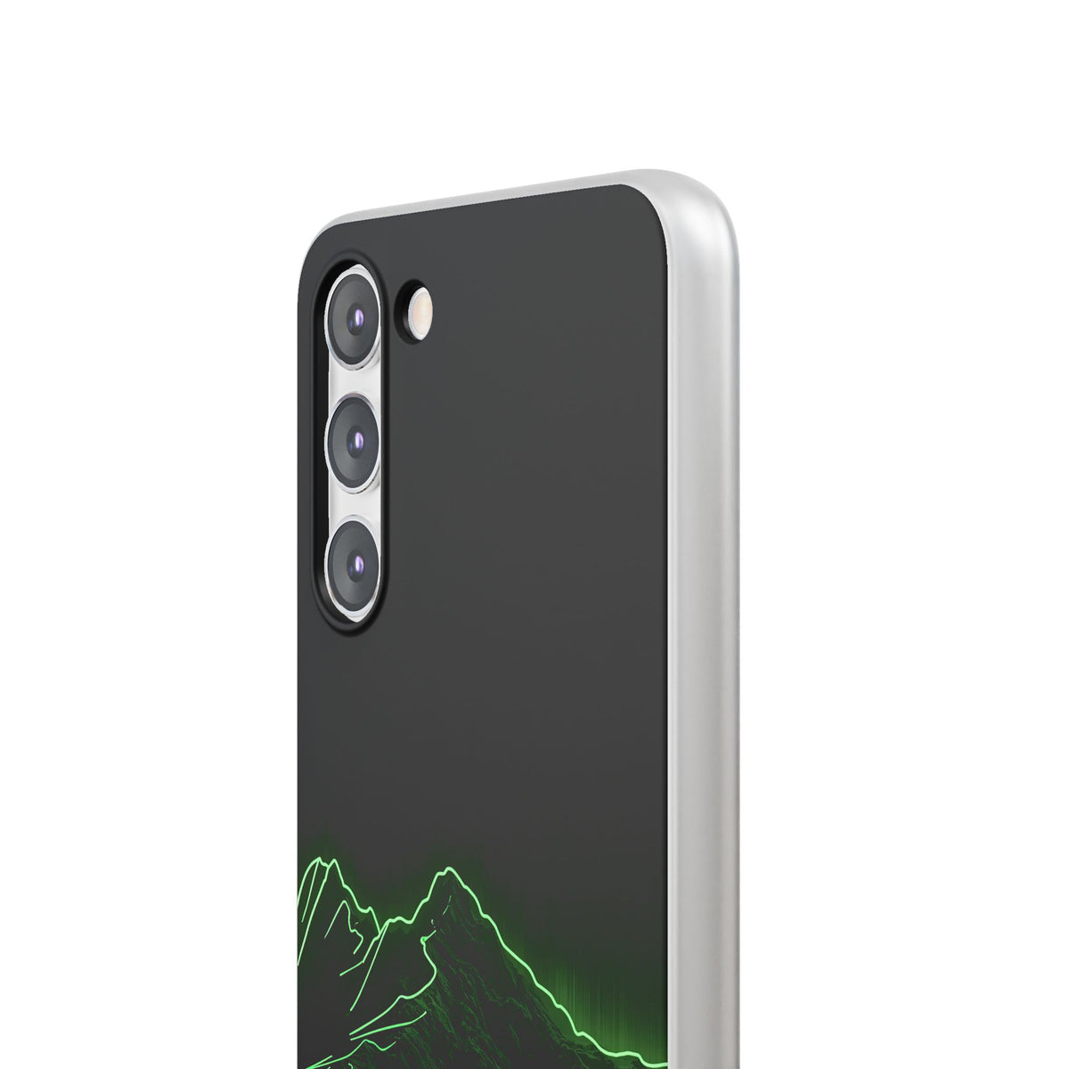 Nordic Mountain Contour · Lite Phone Case for Samsung · Black